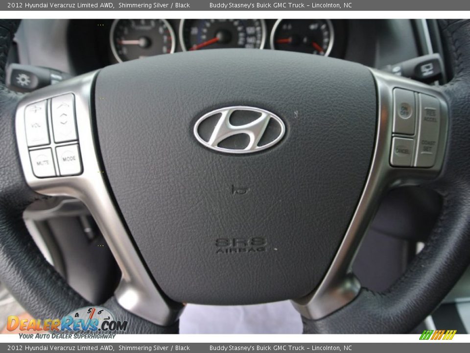 2012 Hyundai Veracruz Limited AWD Shimmering Silver / Black Photo #15