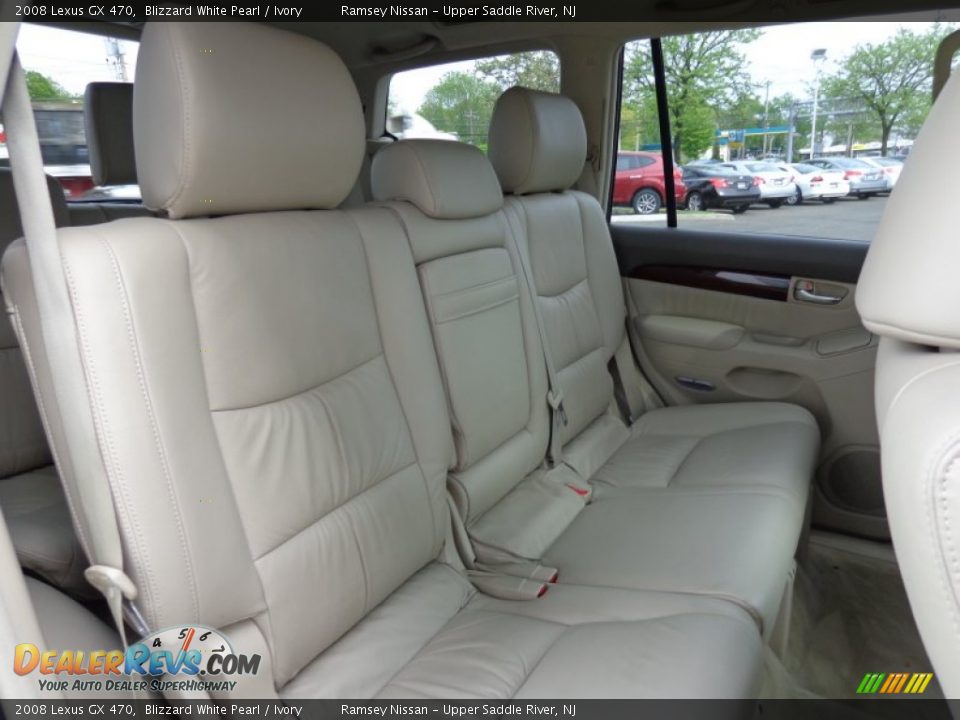 2008 Lexus GX 470 Blizzard White Pearl / Ivory Photo #14