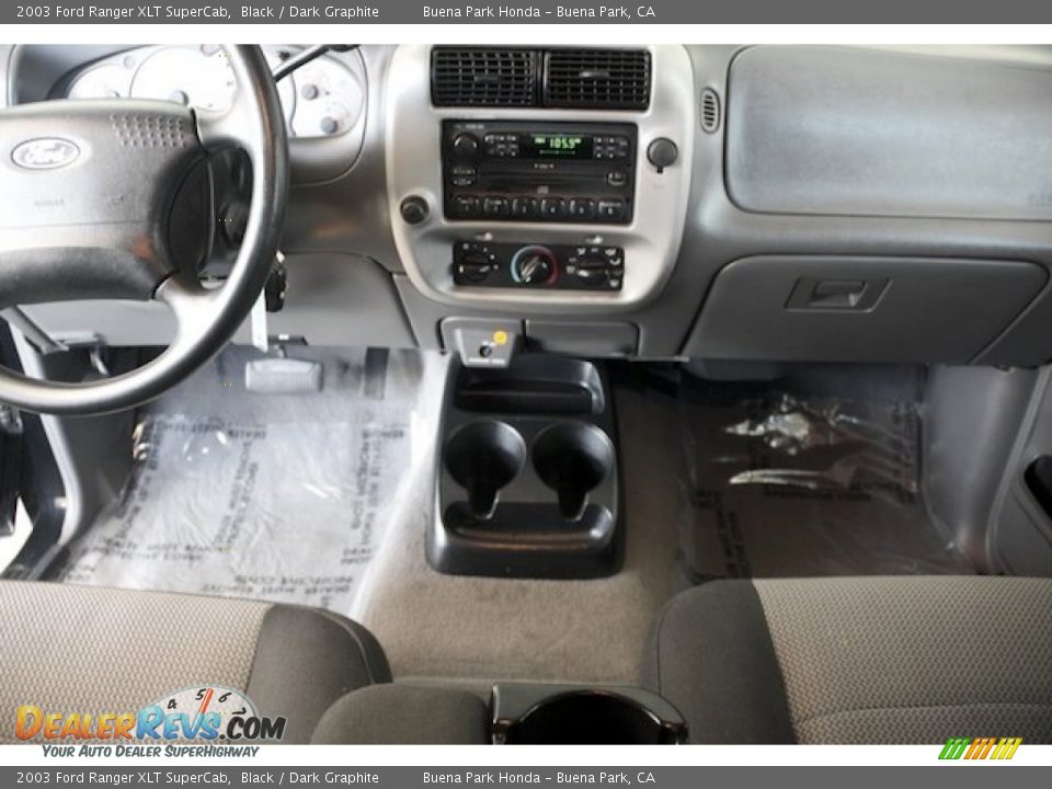 2003 Ford Ranger XLT SuperCab Black / Dark Graphite Photo #4