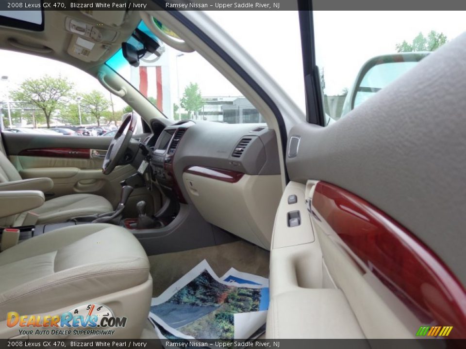 2008 Lexus GX 470 Blizzard White Pearl / Ivory Photo #15