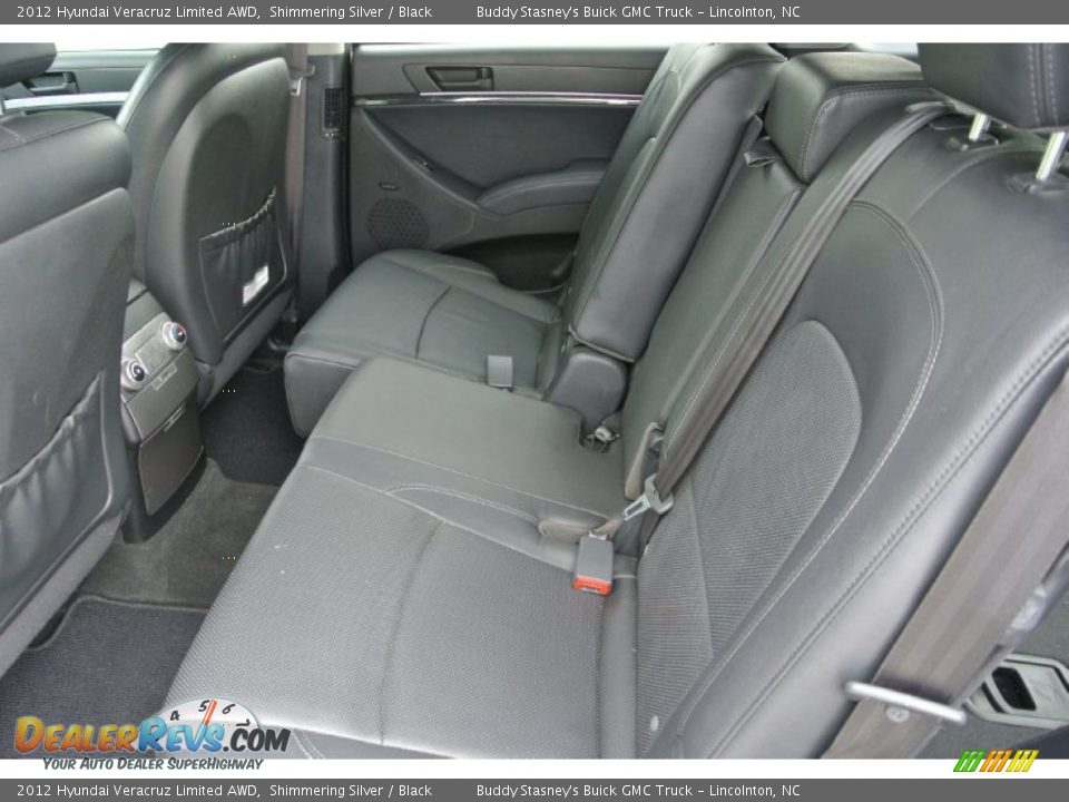 2012 Hyundai Veracruz Limited AWD Shimmering Silver / Black Photo #18