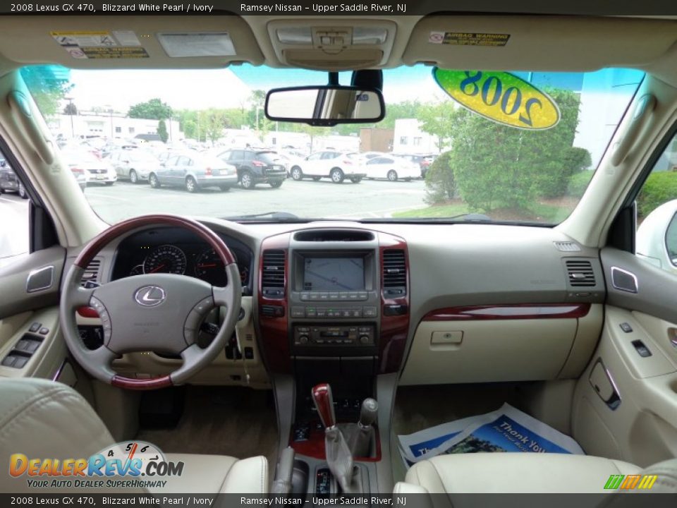 2008 Lexus GX 470 Blizzard White Pearl / Ivory Photo #16