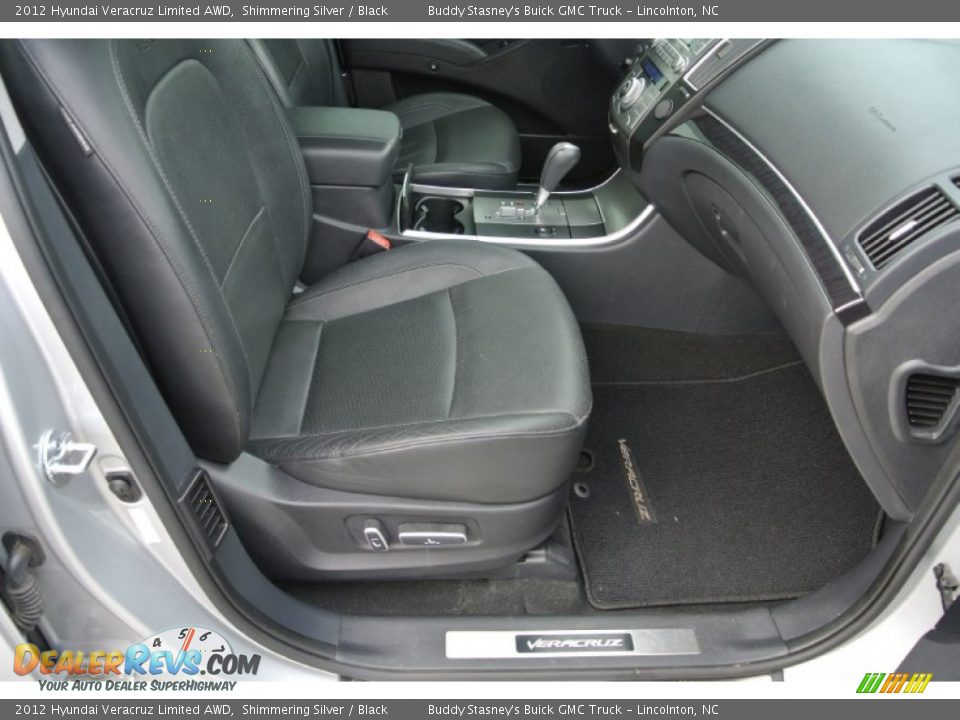2012 Hyundai Veracruz Limited AWD Shimmering Silver / Black Photo #22