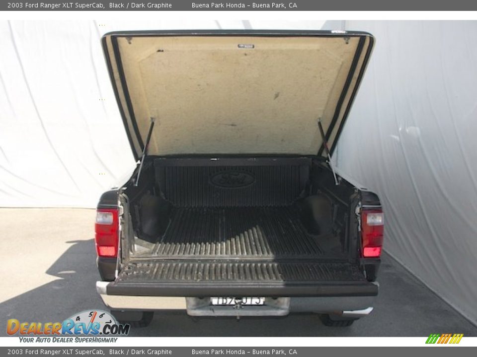 2003 Ford Ranger XLT SuperCab Black / Dark Graphite Photo #9