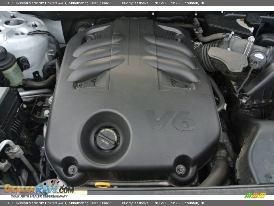 2012 Hyundai Veracruz Limited AWD Shimmering Silver / Black Photo #25