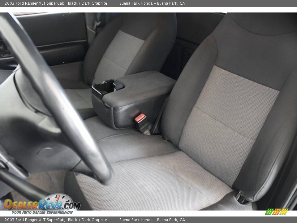 2003 Ford Ranger XLT SuperCab Black / Dark Graphite Photo #15