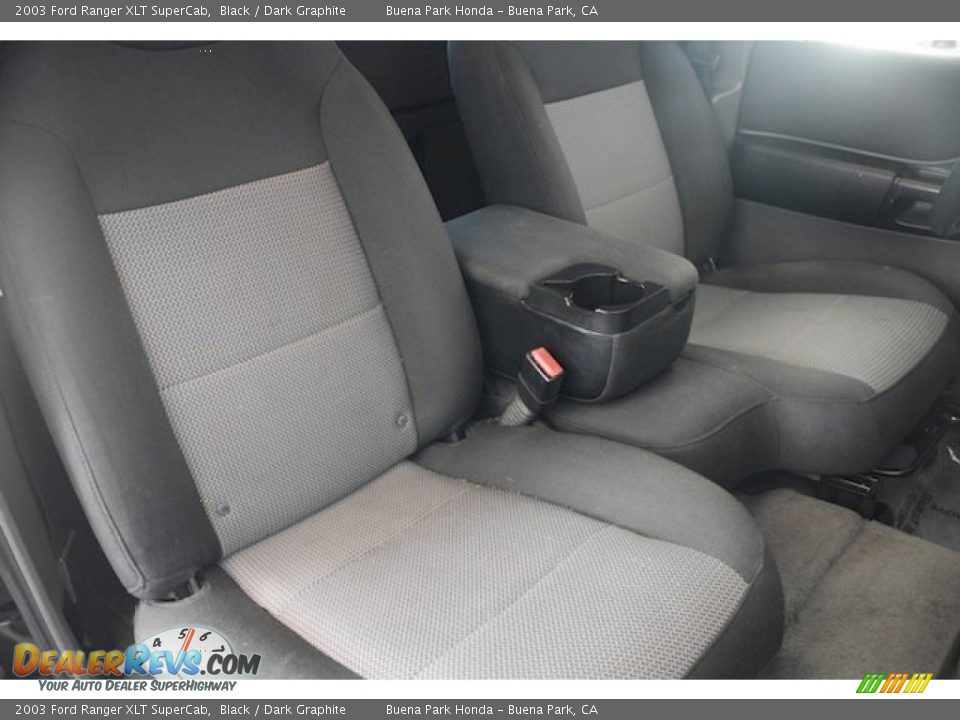 2003 Ford Ranger XLT SuperCab Black / Dark Graphite Photo #19