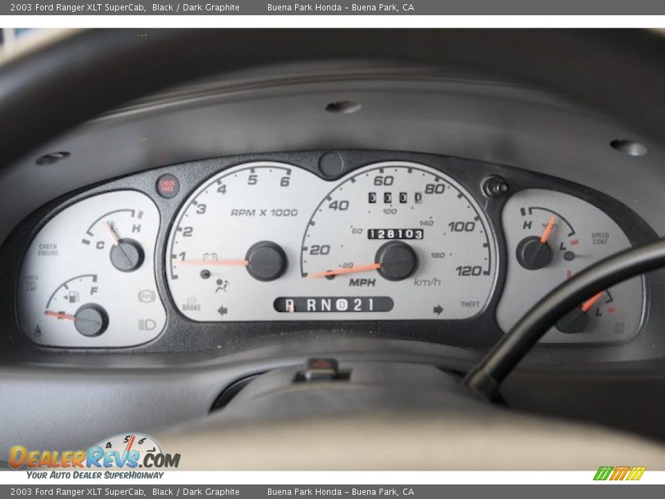 2003 Ford Ranger XLT SuperCab Gauges Photo #20