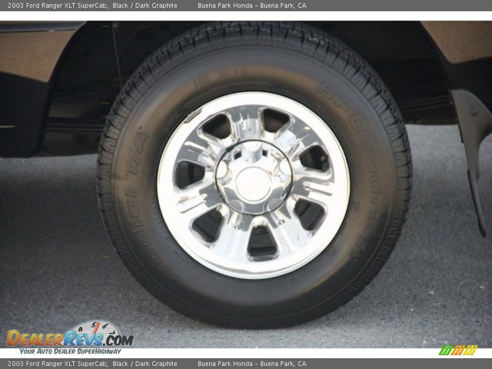 2003 Ford Ranger XLT SuperCab Black / Dark Graphite Photo #25