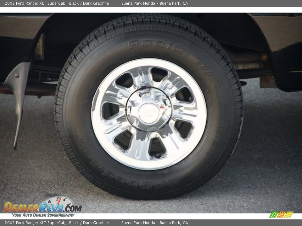 2003 Ford Ranger XLT SuperCab Black / Dark Graphite Photo #26