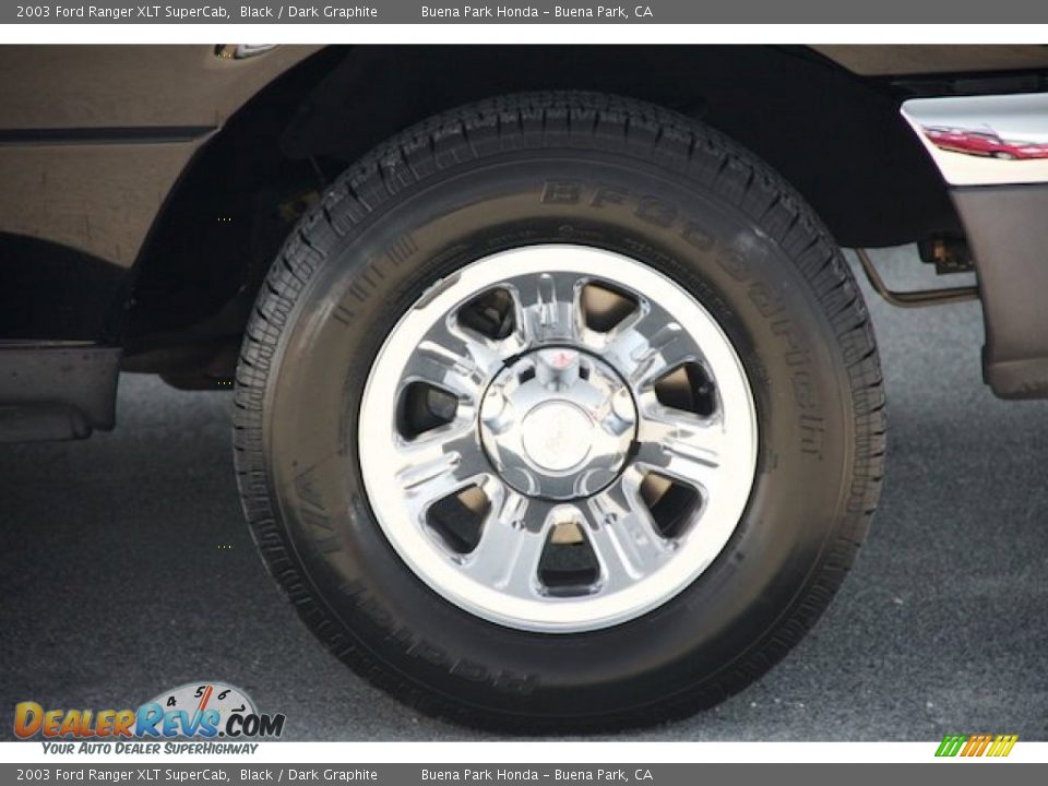 2003 Ford Ranger XLT SuperCab Black / Dark Graphite Photo #27