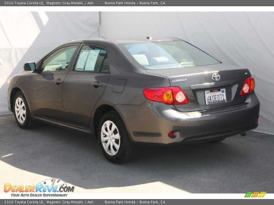 2010 Toyota Corolla LE Magnetic Gray Metallic / Ash Photo #2
