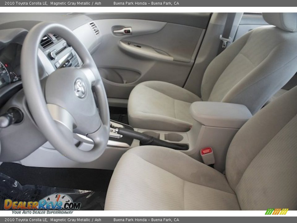2010 Toyota Corolla LE Magnetic Gray Metallic / Ash Photo #3