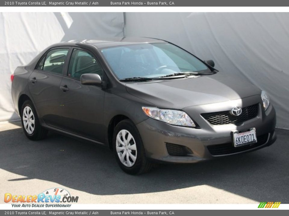 2010 Toyota Corolla LE Magnetic Gray Metallic / Ash Photo #6