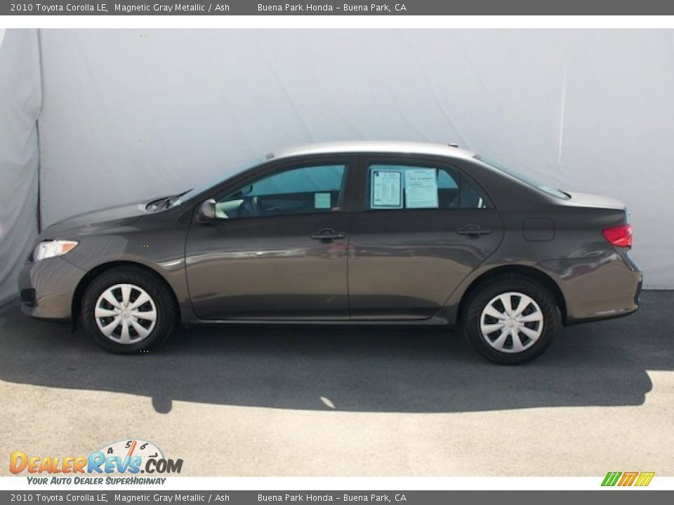 2010 Toyota Corolla LE Magnetic Gray Metallic / Ash Photo #8