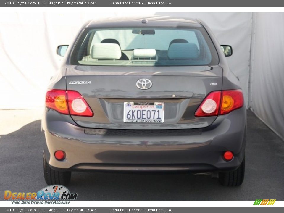 2010 Toyota Corolla LE Magnetic Gray Metallic / Ash Photo #9