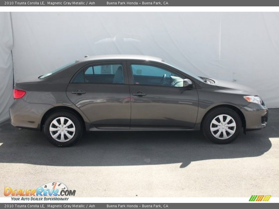 2010 Toyota Corolla LE Magnetic Gray Metallic / Ash Photo #10