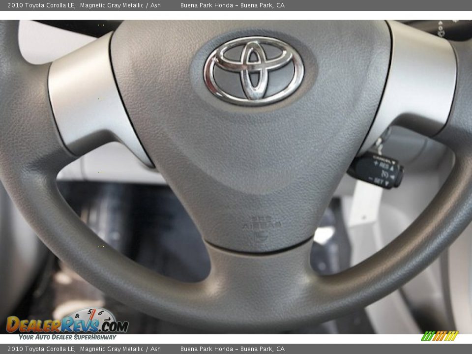 2010 Toyota Corolla LE Magnetic Gray Metallic / Ash Photo #11