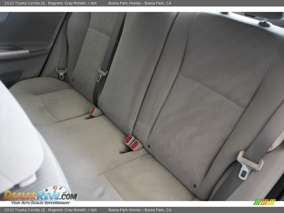 2010 Toyota Corolla LE Magnetic Gray Metallic / Ash Photo #16