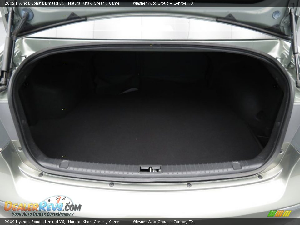 2009 Hyundai Sonata Limited V6 Natural Khaki Green / Camel Photo #9