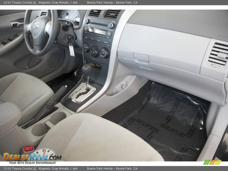 2010 Toyota Corolla LE Magnetic Gray Metallic / Ash Photo #21
