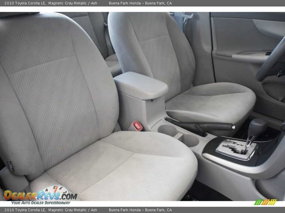 2010 Toyota Corolla LE Magnetic Gray Metallic / Ash Photo #22