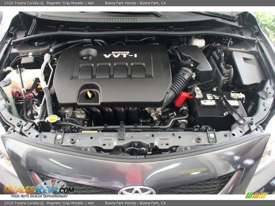 2010 Toyota Corolla LE Magnetic Gray Metallic / Ash Photo #28