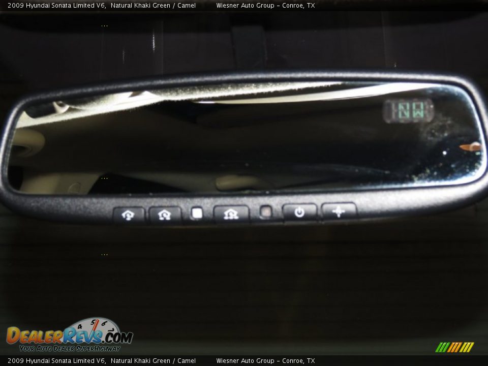 2009 Hyundai Sonata Limited V6 Natural Khaki Green / Camel Photo #18