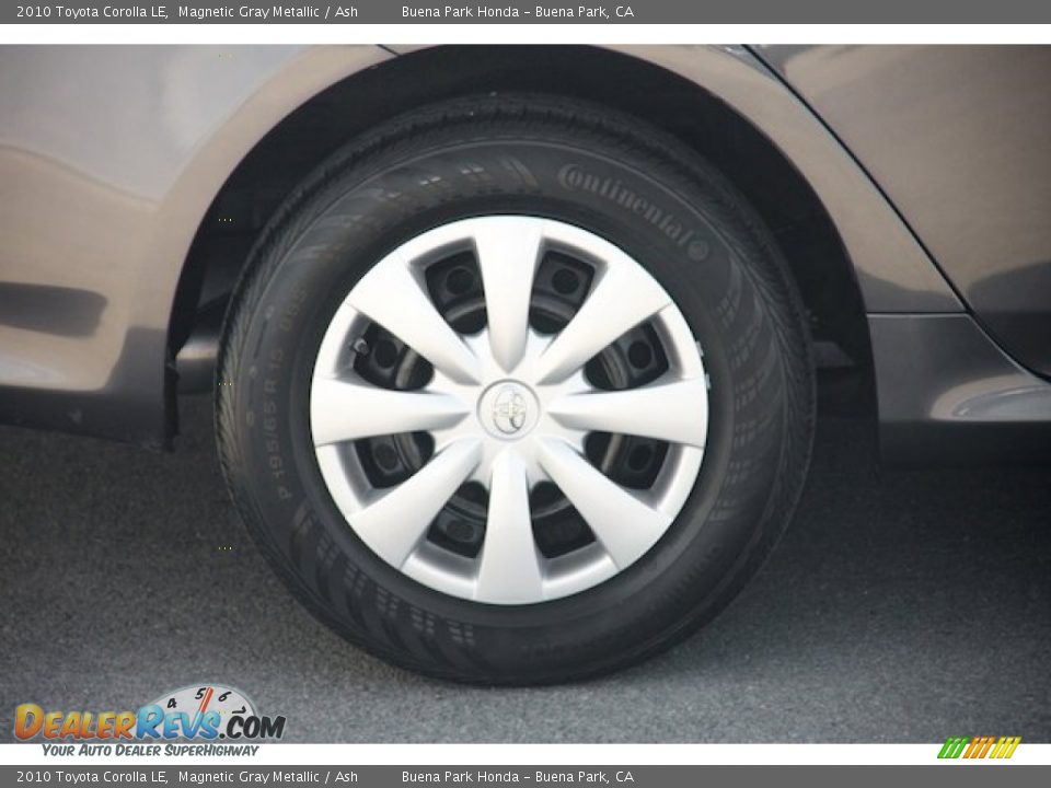 2010 Toyota Corolla LE Magnetic Gray Metallic / Ash Photo #29