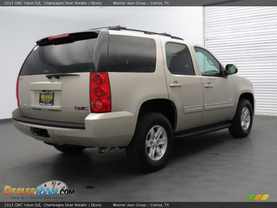 2013 GMC Yukon SLE Champagne Silver Metallic / Ebony Photo #2