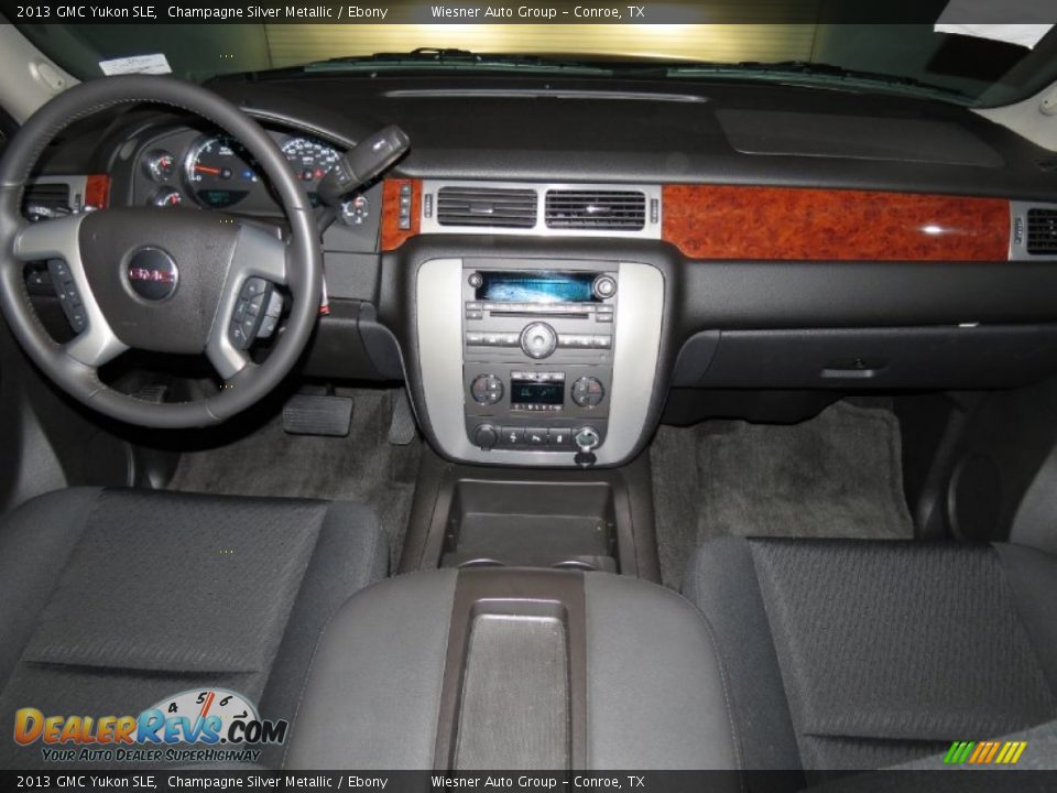 2013 GMC Yukon SLE Champagne Silver Metallic / Ebony Photo #3