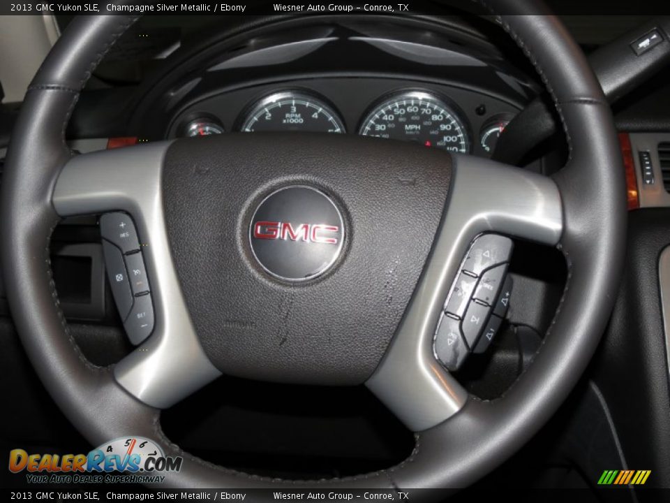 2013 GMC Yukon SLE Champagne Silver Metallic / Ebony Photo #4