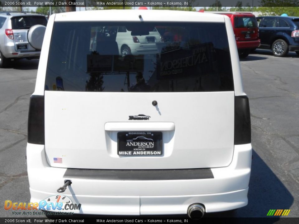 2006 Scion xB Polar White / Dark Charcoal Photo #22