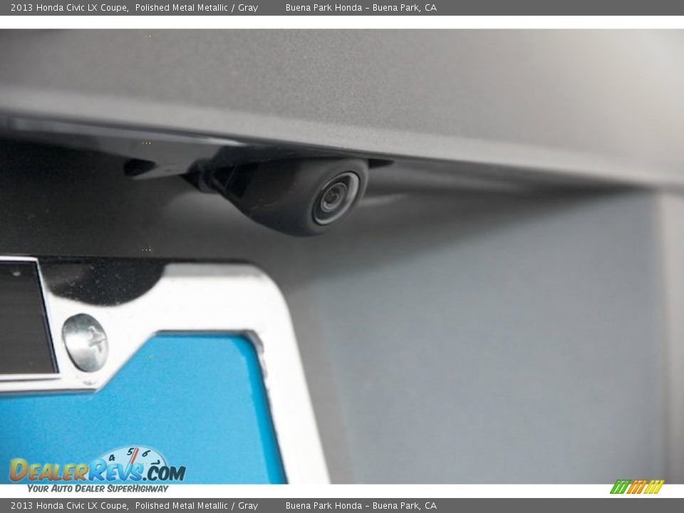 2013 Honda Civic LX Coupe Polished Metal Metallic / Gray Photo #3