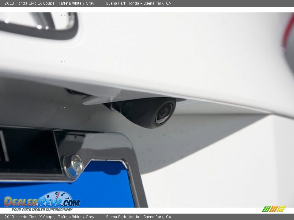 2013 Honda Civic LX Coupe Taffeta White / Gray Photo #4