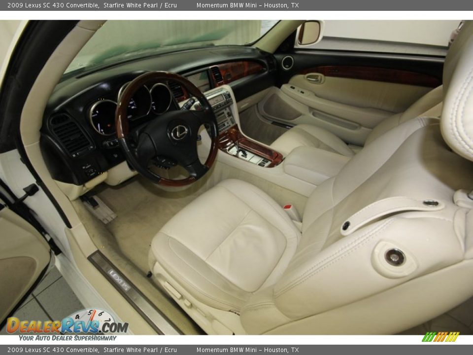 Ecru Interior - 2009 Lexus SC 430 Convertible Photo #3