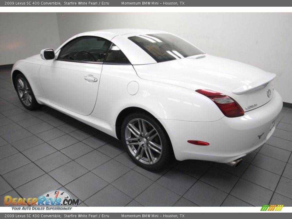 2009 Lexus SC 430 Convertible Starfire White Pearl / Ecru Photo #5