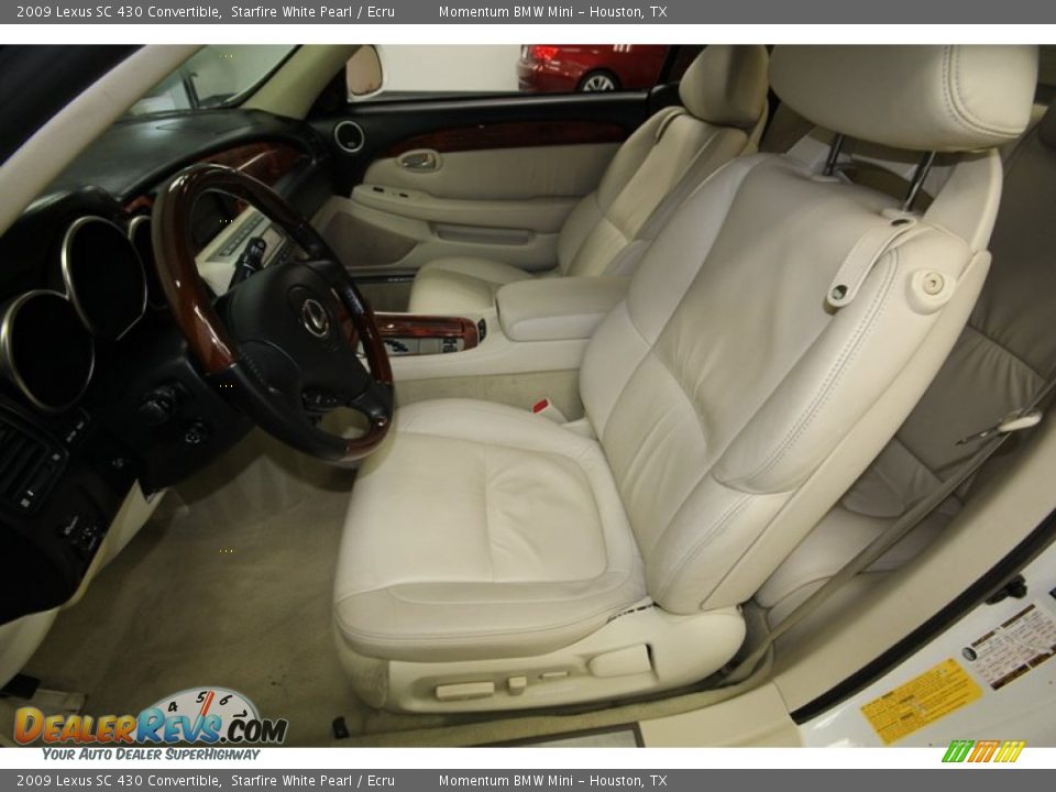 Front Seat of 2009 Lexus SC 430 Convertible Photo #14