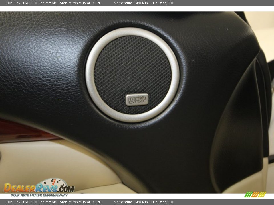 2009 Lexus SC 430 Convertible Starfire White Pearl / Ecru Photo #19