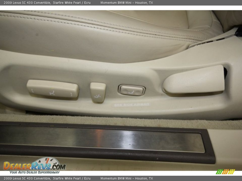 2009 Lexus SC 430 Convertible Starfire White Pearl / Ecru Photo #20