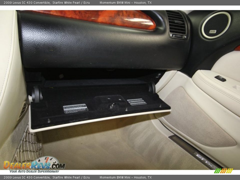 2009 Lexus SC 430 Convertible Starfire White Pearl / Ecru Photo #21