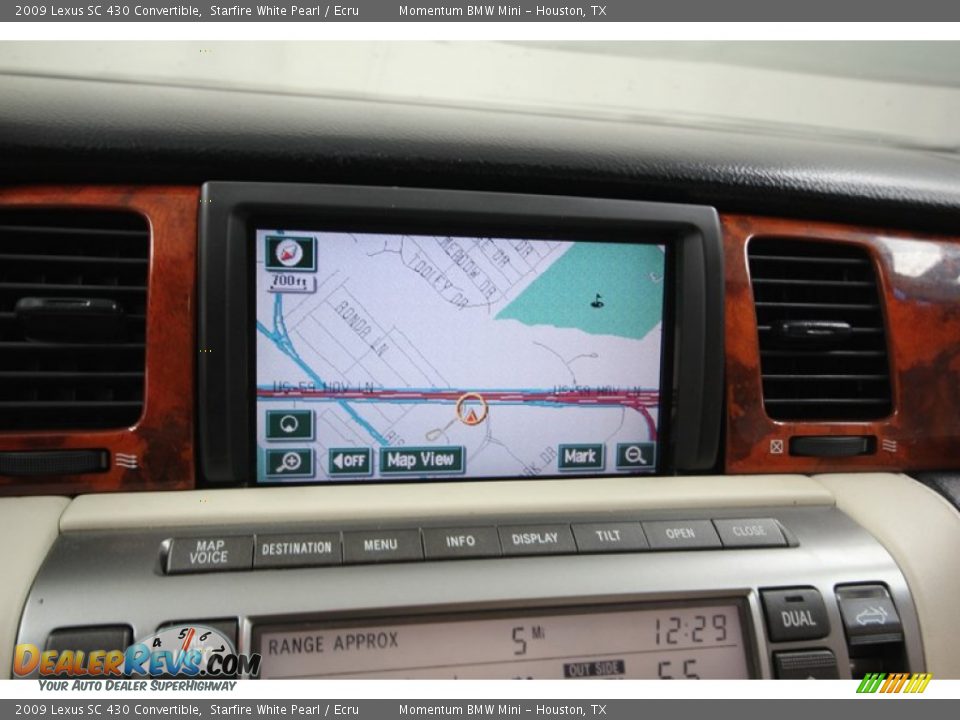 2009 Lexus SC 430 Convertible Starfire White Pearl / Ecru Photo #22