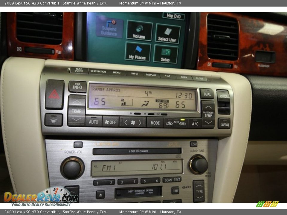 Controls of 2009 Lexus SC 430 Convertible Photo #23