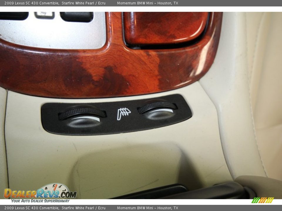 2009 Lexus SC 430 Convertible Starfire White Pearl / Ecru Photo #26