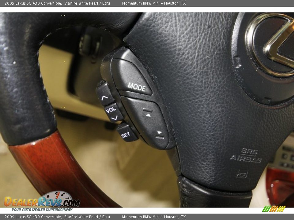 Controls of 2009 Lexus SC 430 Convertible Photo #29