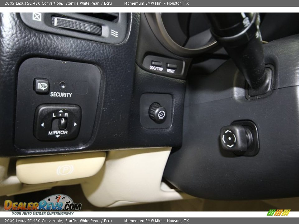 2009 Lexus SC 430 Convertible Starfire White Pearl / Ecru Photo #30