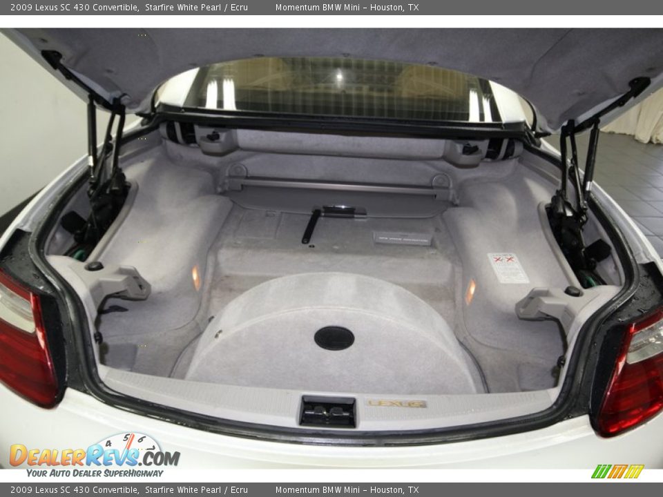 2009 Lexus SC 430 Convertible Trunk Photo #32