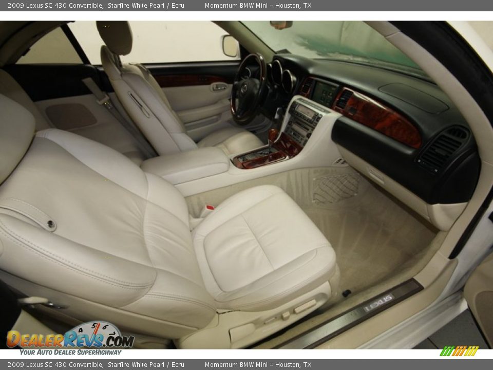Front Seat of 2009 Lexus SC 430 Convertible Photo #35