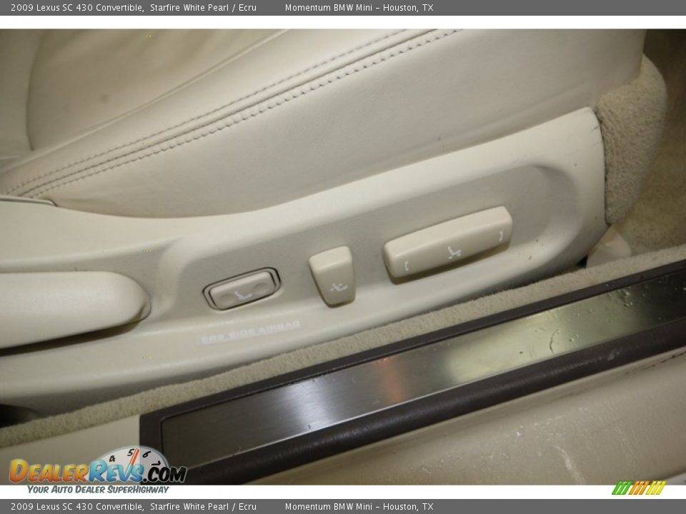 2009 Lexus SC 430 Convertible Starfire White Pearl / Ecru Photo #36