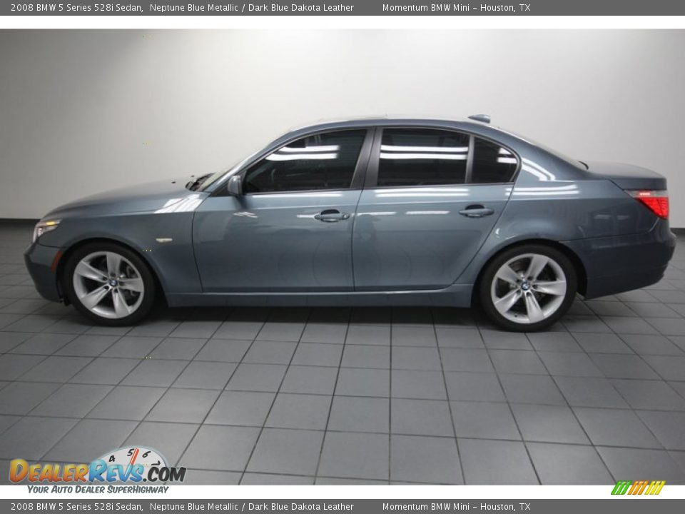 Neptune Blue Metallic 2008 BMW 5 Series 528i Sedan Photo #2